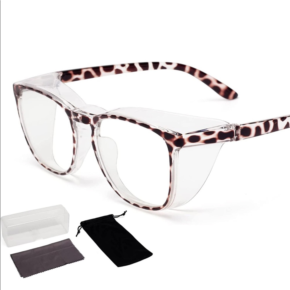 Anti Fog Safety Glasses Blue Light Blocking Oversize Square Frame